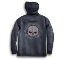 Load image into Gallery viewer, Men&#39;s Hooded Skull Sweatshirt
