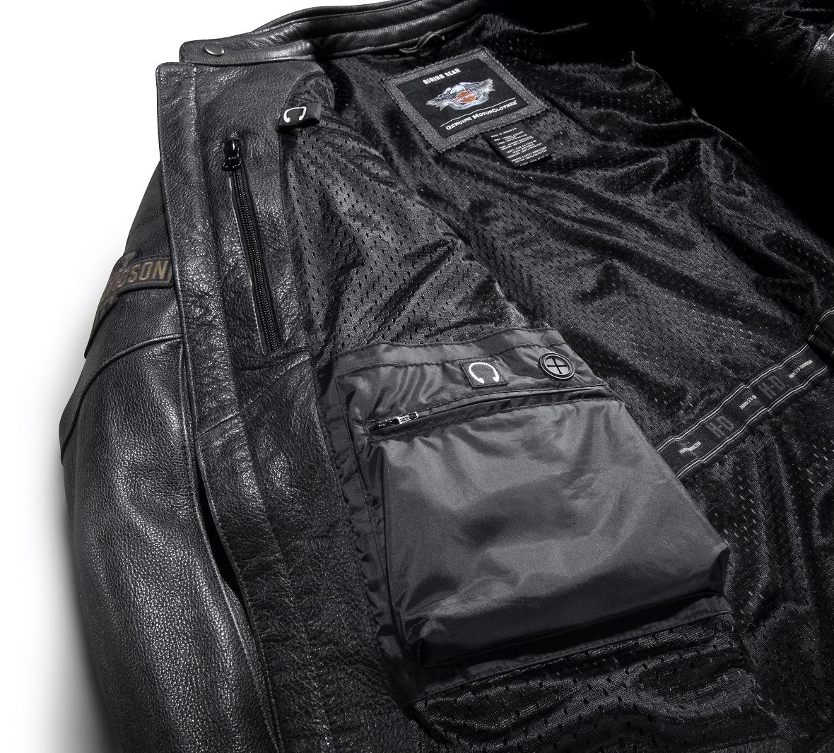 Men's passing link triple vent leather jacket deals