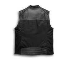Load image into Gallery viewer, Men&#39;s Synthesis Pocket System Leather/Textile Vest