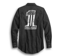 Load image into Gallery viewer, Women&#39;s #1 Denim Shirt