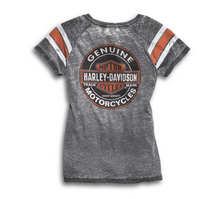 Load image into Gallery viewer, Women&#39;s Genuine Oil Can Burnout Tee